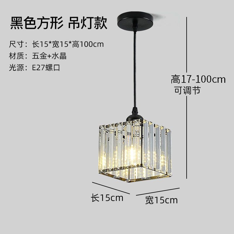 クリスタル廊下通路ライトシンプルな個性クリエイティブ小さなシャンデリア LED シーリングライトバルコニー階段ライトホット販売クロスボーダー|undefined