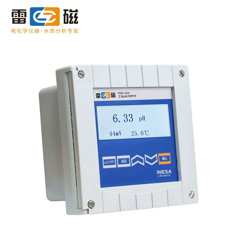 Шанхайский промышленный контроллер измерения pH/ОВП типа Leici PHG-21D