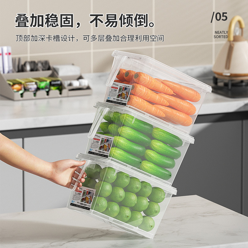 家用厨房冰箱食品级收纳盒整理神器保鲜速冻冷冻专用保鲜盒|undefined