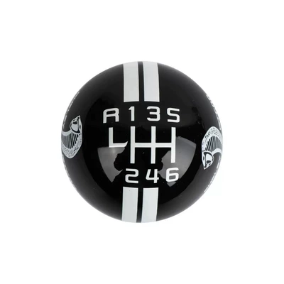 Car Modification Gear Lever, Personalized Cab and accessories - unlabeled-left-r1-gear-black-ball-with-white-characters