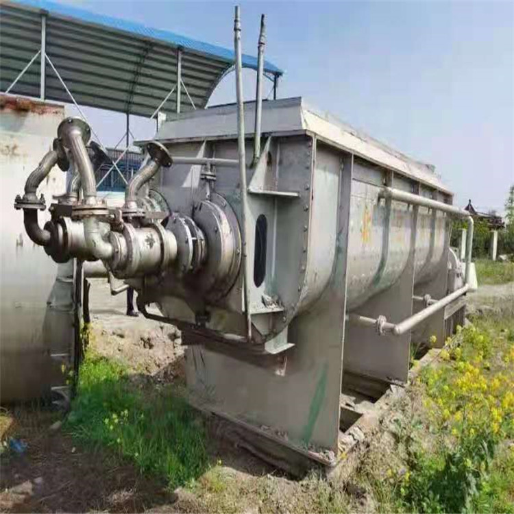 出售二手空心桨叶干燥机 污泥桨叶干燥机 四轴空心浆叶干燥机