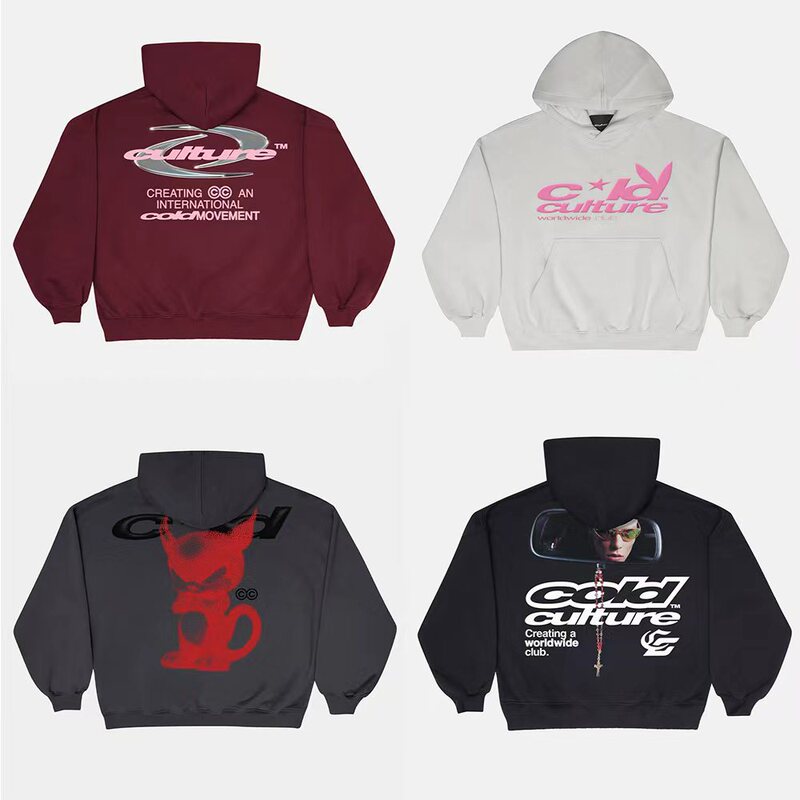 Coldcu 26Fw New Boxy Hoodie Cross-Border Trendy Brand Heavyweight Pure Cotton Long-Sleeved Sweatshirt with Hood for Men and Women Coldcu 26Fw New Boxy Hoodie Cross-Border Trendy Brand Heavyweight Pure Cotton Long-Sleeved Sweatshirt with Hood for Men and Women
