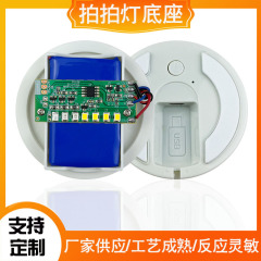 カラフルなパットライトベース USB モノクロ暖かい光充電式シリコーンナイトライト LED モノクロパットライトベース
