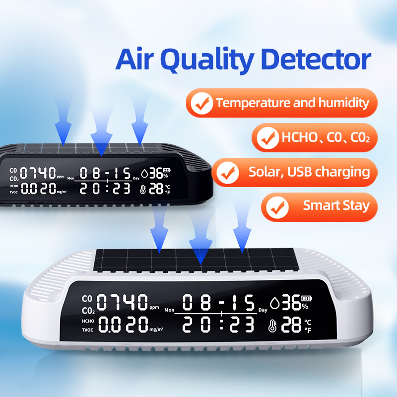 家用车载甲醛检测盒空气质量检测仪新房家具甲醛检测仪多功能高精