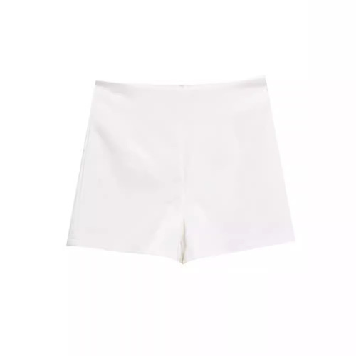 Tight high-waist suit, white short shorts, women's summer anti-exposure safety leggings, small people can wear hot pants outside