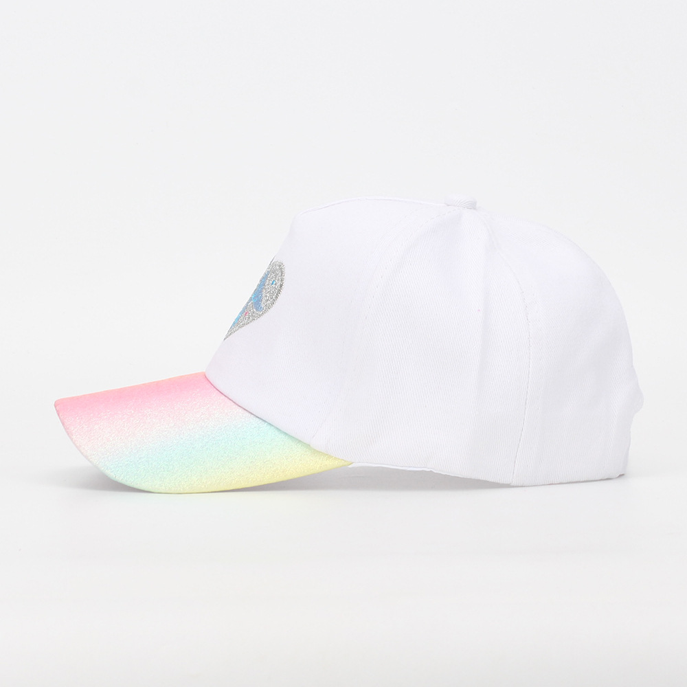 332g Weight Hat Classification Polyester Fabric Type Baseball Cap Hats Type 1 Piece Quantity Daily, Street Occasion Heart Shape Pattern All Seasons Season Children Unisex Gender Embroidery Design Simple Style, Classic Style Style Children Unisex Simple Style Classic Style Heart Shape Embroidery Baseball Cap 17