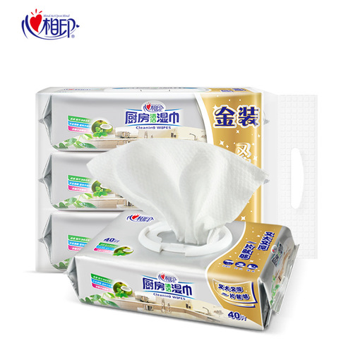 Xinxiangyin kitchen wipes thick household strong decontamination cleaning paper removable non-woven wipes