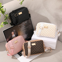 复古印花包2024新款women bags外贸便宜批发女士包小方包相机包女