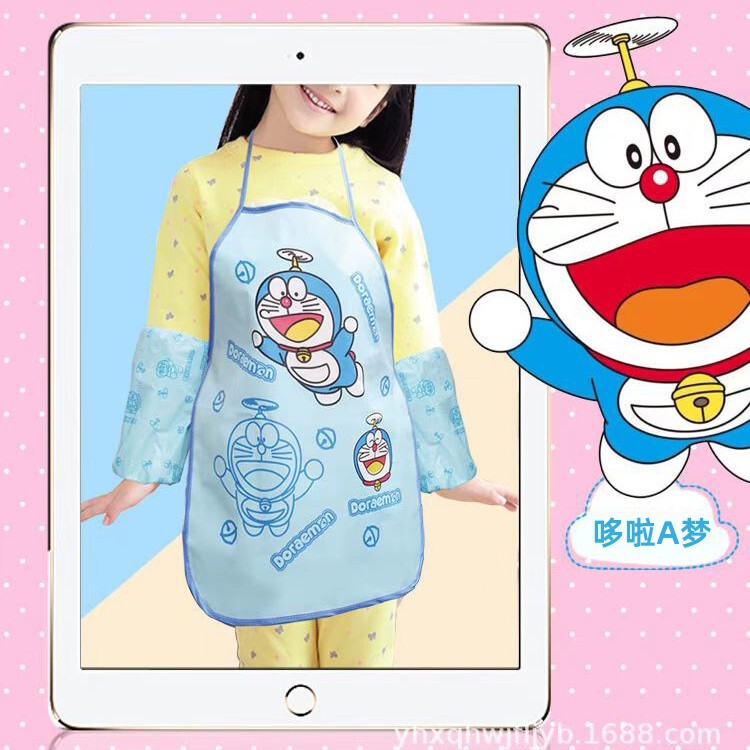Household daily necessities cute waterproof apron creative children's apron sleeves kitchen suit painting clothes wholesale Household daily necessities cute waterproof apron creative children's apron sleeves kitchen suit painting clothes wholesale