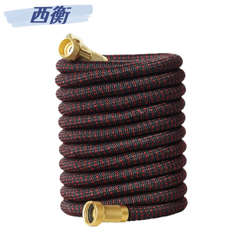 Садовый полив цветочный телескопический водопровод садовый телескопический водопровод садовый полив автомойка шланг садовый шланг черный красный