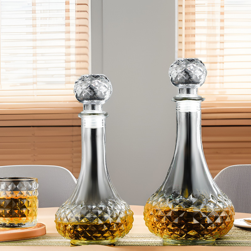 玻璃酒瓶空瓶高档密封泡酒瓶红酒瓶洋酒瓶醒酒器分装酒瓶酒柜装饰