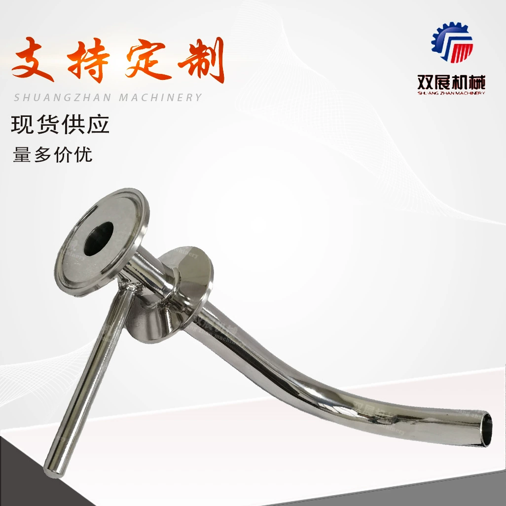 304 нержавеющая сталь для домашнего пивоваренного пива быстрый пакет патрон поворотный изгиб трубы Выпускной трехзажимной кронштейн для вешалки