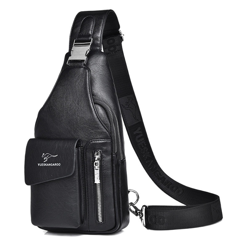 Men's bag chest Bag Men's backpack casual messenger bag fashion shoulder bag retro chest bag foreign trade Wholesale