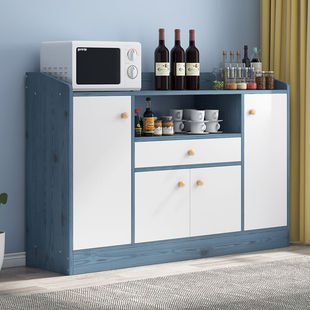 Sideboard Wine Cabinet Cupboard Modern Minimalist Home Kitchen Stove Tea Cabinet Living Room Wall Microwave Oven Storage Rack