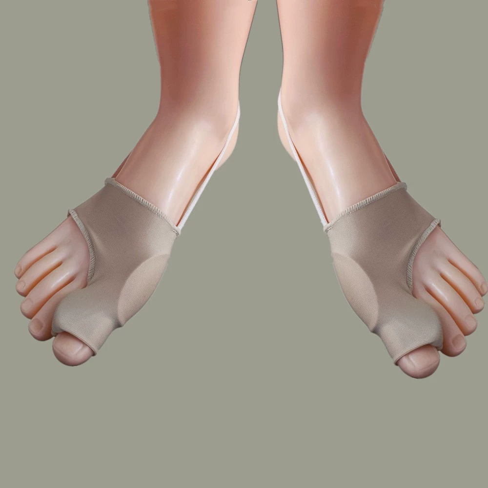 Силиконовое кольцо-бунион плюс тканевый чехол для пальцев