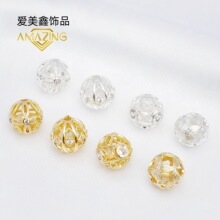 14k����ɫ΢��ʯ�U��������Ƭ diy����朴���������l