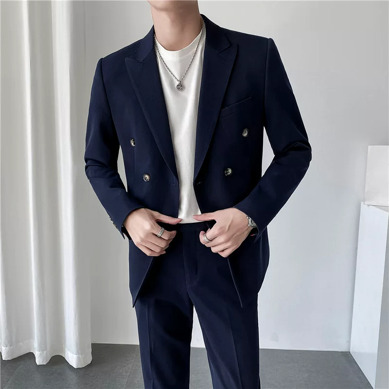 Set, suit, jacket, high-quality style, Korean style