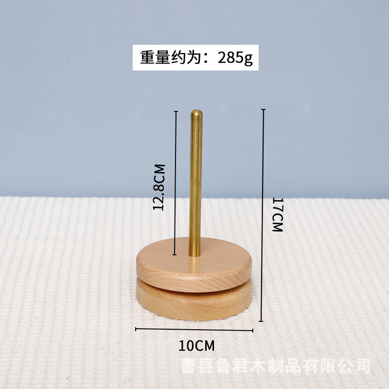 無垢材回転可能なウールスパイラルスタンド家庭用ウールボール手編みツール木製取り外し可能なスパイラルスタンド|undefined
