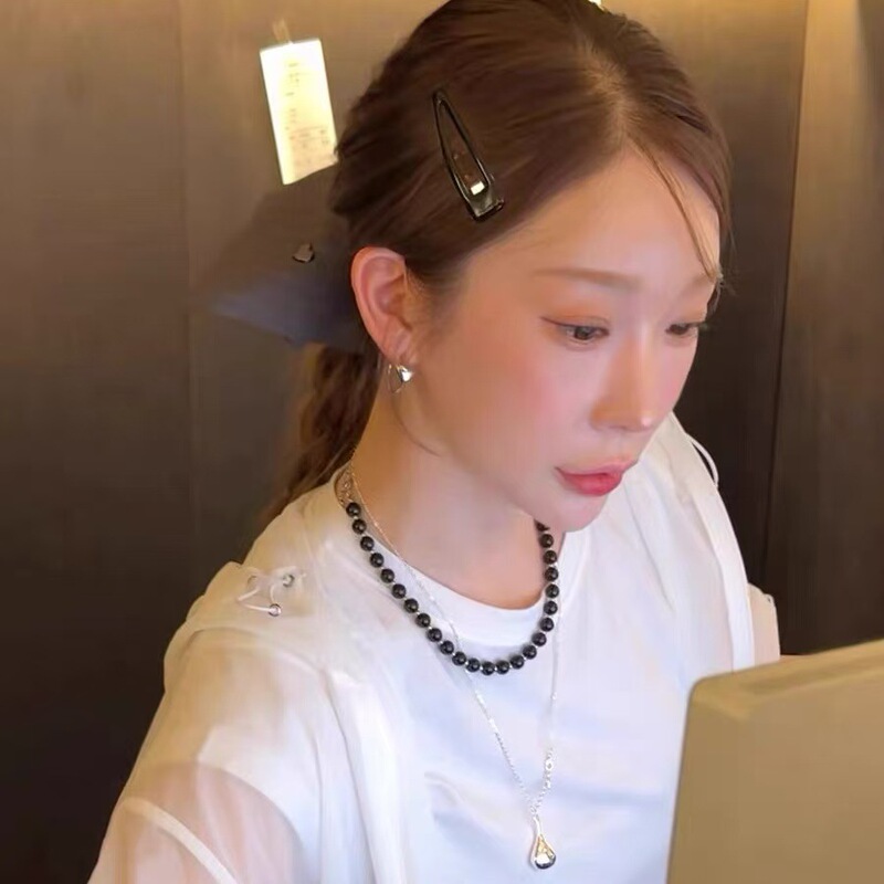 韓国ブロガーと同じスタイルのサイドクリップ、額の切れ毛を整理するヘアクリップ、女性用BBクリップ、シンプルで多用途なヘアクリップ、ヘアクリップ、ヘアアクセサリー|undefined