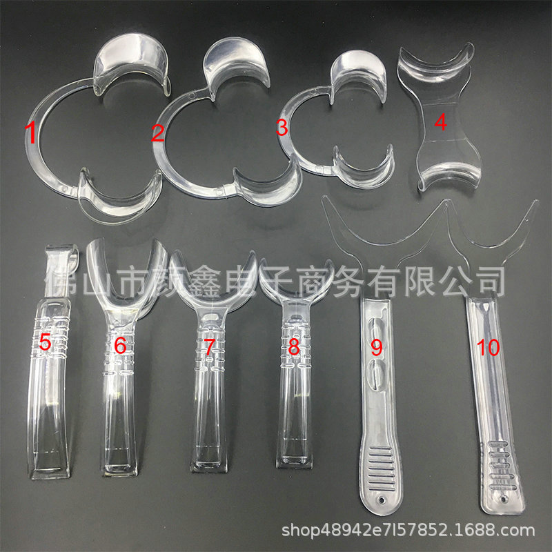 口腔豪华唇推拉钩C型开口器压唇板唇颊牵开器拉钩mouthopener正畸