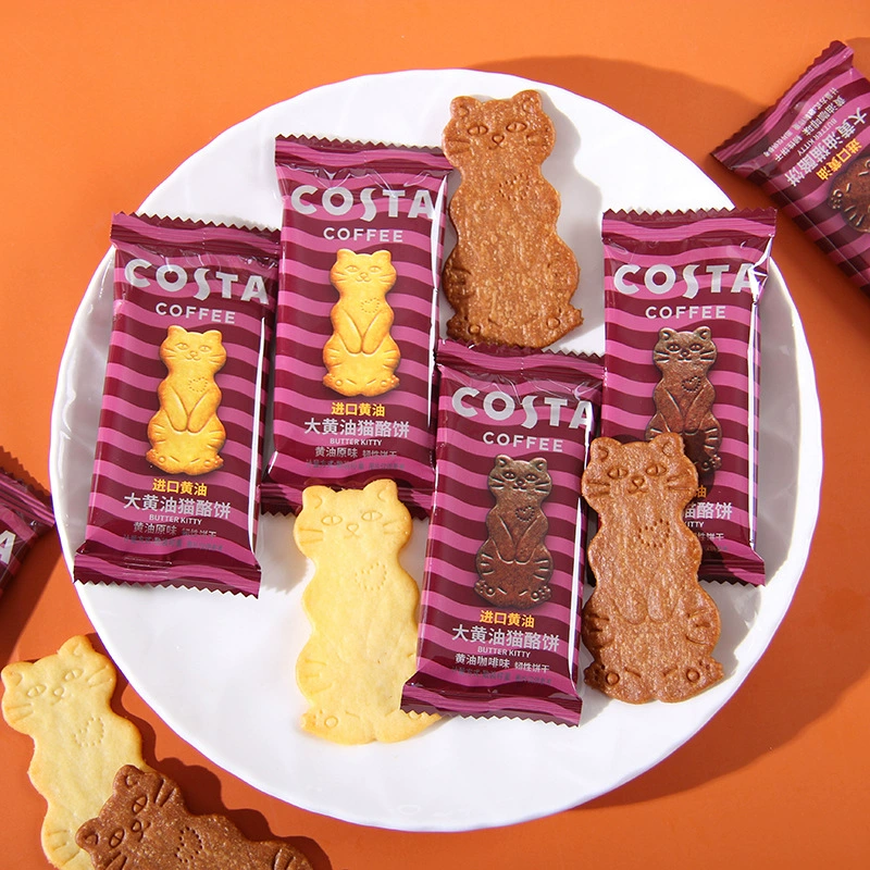 COSTA Coffee Feries Dahuang Cat Sheo Cake Свадебный конфет Cartoon Cartoon Styling Офисные закуски