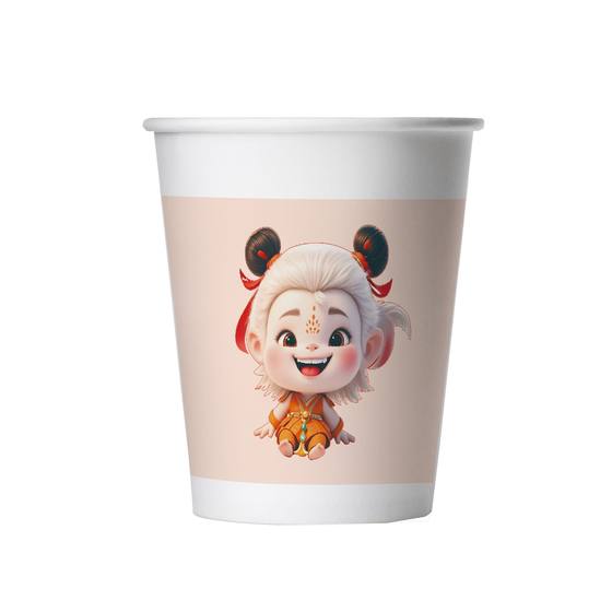Which cartoon paper cup disposable cup thickened home hot drink commercial office tea cup manufacturers wholesale
