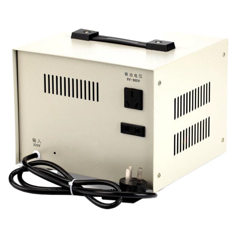 Однофазный регулятор напряжения Guangfa 220 В переменного тока, выход 0-300 В STG-2000W контактный регулируемый трансформатор