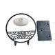 New Chinese Screen Black Screen Home Decoration Nordic Mini Plastic Vase Courtyard Entrance Creative Potted Plant Decoration