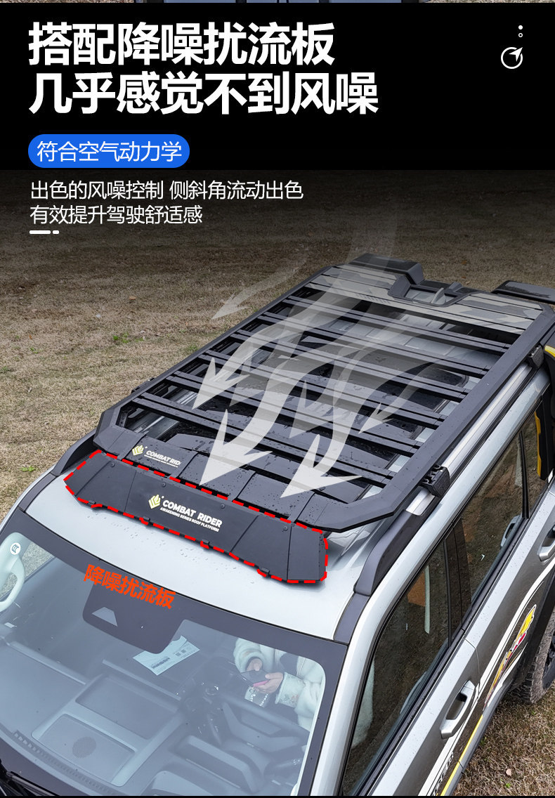 Suitable for Haval Raptor Outdoor Camping Roof Expansion Explorer Roof Rack Canopy Side Tent