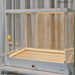 达洋鸟笼挡板B6045亚克力防打架透明分隔板专用B6001家用新款实用