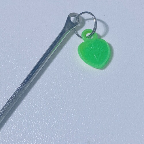 Mild Heart Ear Pick Ear Pick Tool Wholesale Spiral Non-Lighting Ear Pick Metal Ear Cleaner with Hole Ear Pick