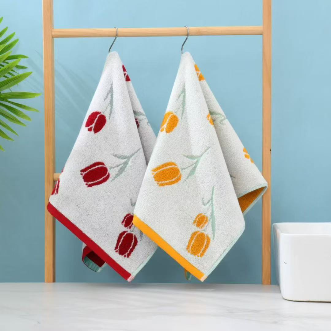 Toalha de rosto feminina em algodão, macia e absorvente_voghion.com