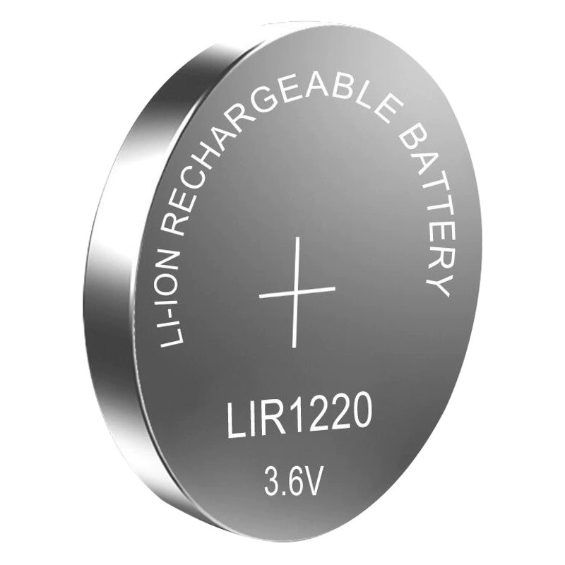 Завод Горячие Продажа Цифровой Замок Брелок Умный Износ Светодиодный Свет Перезаряжаемые Литиевая Батарея Кнопка LIR1220 Батарея