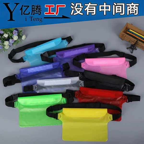 Mobile Phone Waterproof Waist Bag Protection Touchscreen Photographable Swimming Equipment Drifting Waterproof Bag Water Park Universal Bag