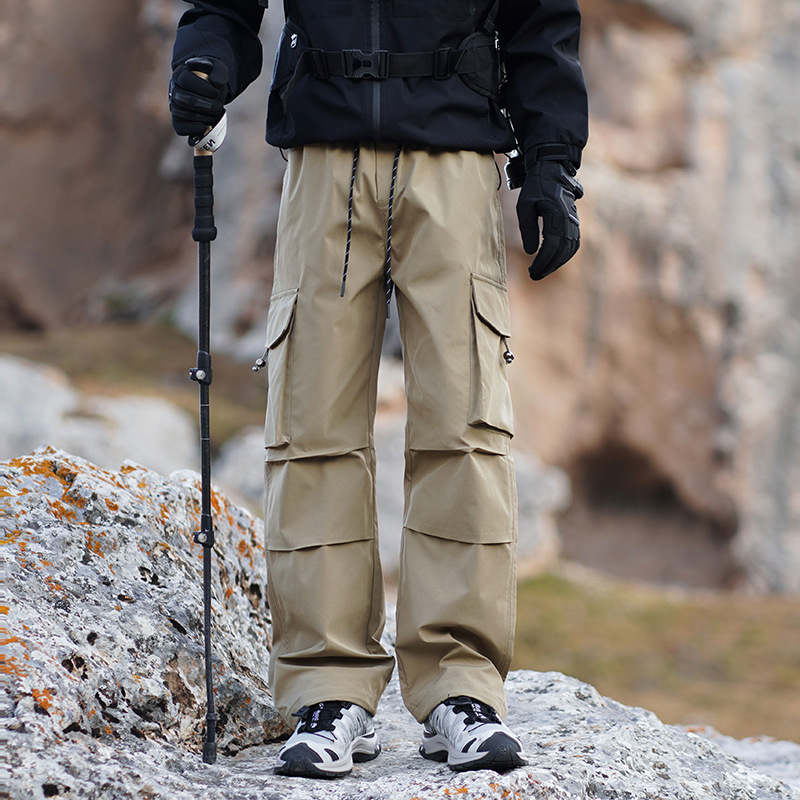 Outdoor Work Pants for Men, Waterproof, Warm, Multi-Pocket, Straight-Leg, Hiking and Trekking Casual Pants, Spring and Autumn Model K8907 Outdoor Work Pants for Men, Waterproof, Warm, Multi-Pocket, Straight-Leg, Hiking and Trekking Casual Pants, Spring and Autumn Model K8907