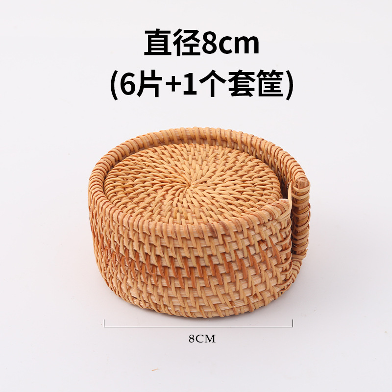 Accesorios de té aislamiento térmico de la mesa redonda hecha a mano de la mesa de té de acutio.