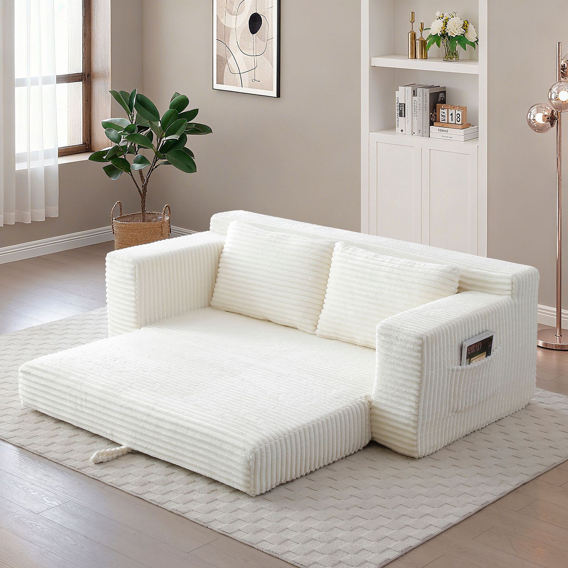 Taburete de pie de lujo ligero italiano taburete de sofá largo casero taburete de sofá de madera maciza pie de asiento taburete de sofá bloque de tofu