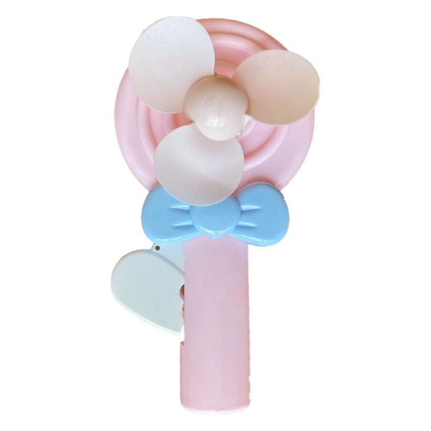 Мультяшный леденец ручное давление детский маленький вентилятор ручное давление детский Забавный вентилятор подарок рекламный логотип