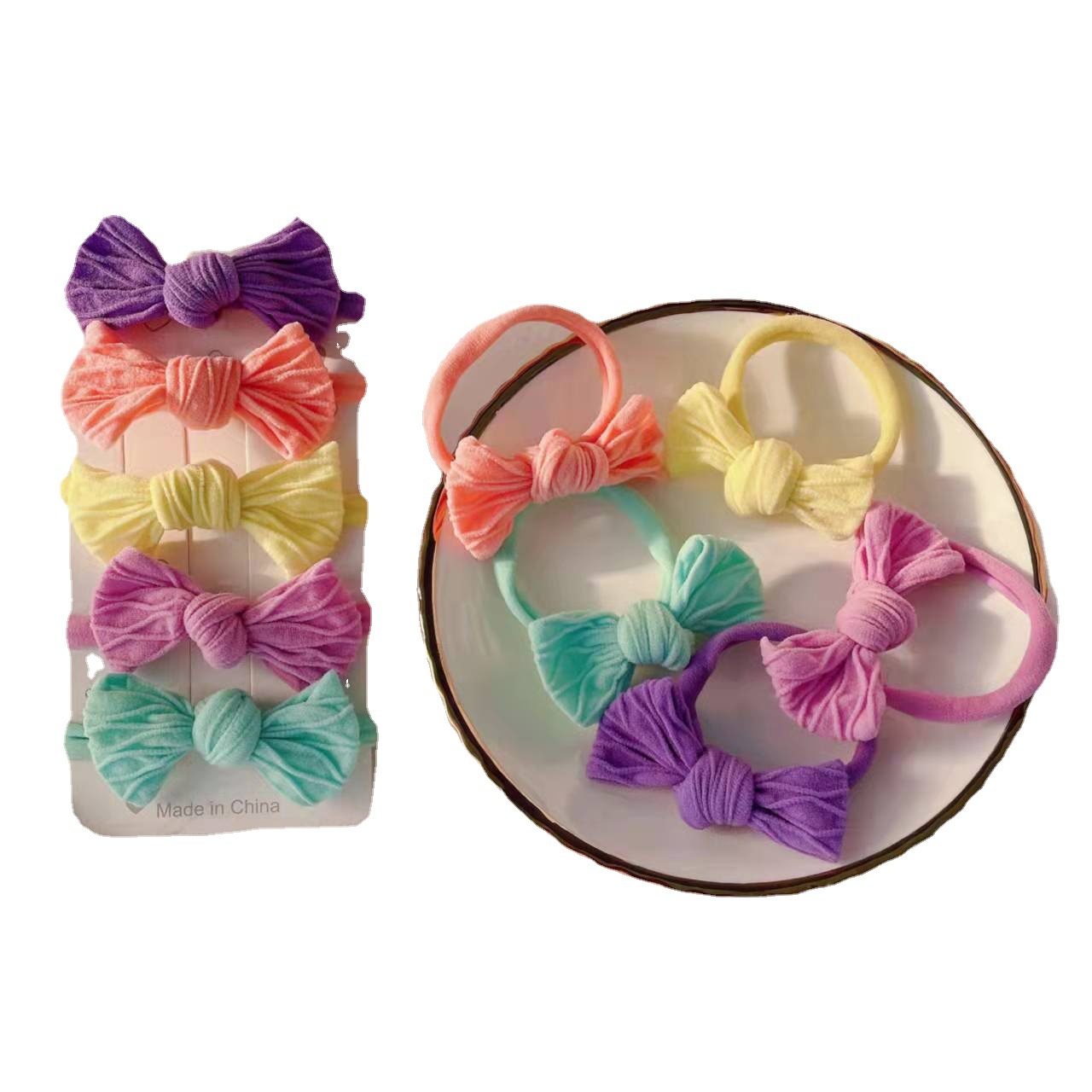 Banda de pelo de color caramelo de alto aspecto banda cuerda 2022 nuevo color cuerda de pelo popular en línea popular banda de goma para mujeres