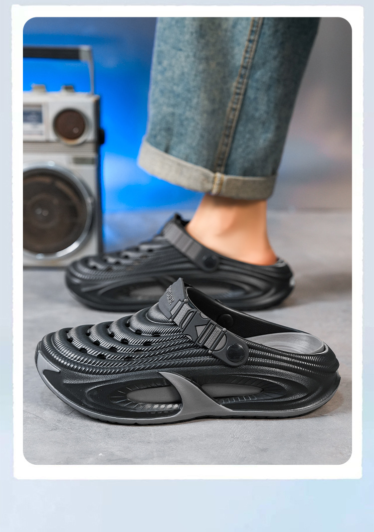 Comfortable Men's Clogs For Outdoor Beach And Indoor Daily Wear_voghion.com