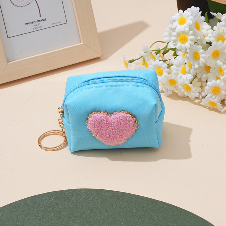 Unisex Solid Color Polyester Zipper Coin Purses display picture 1