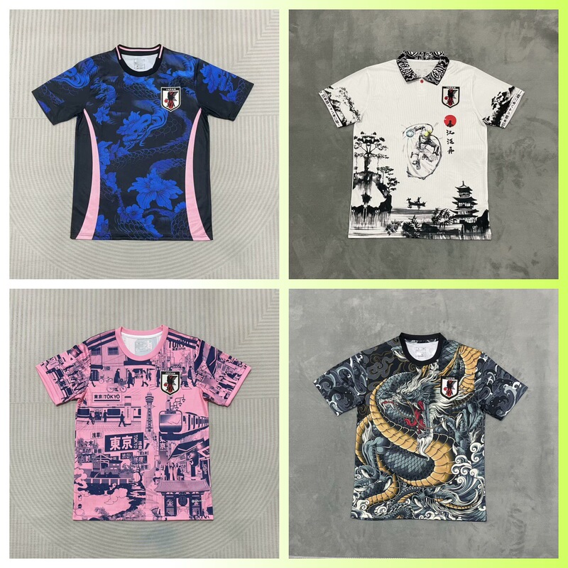 Summer Limited Jersey Japanese Series Short-Sleeved Shirt Casual Wear Personalized Cartoon T-Shirt Football Uniform Top
