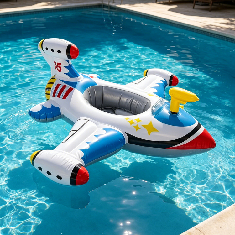 Anillo de natación infláble para niños pequeños barcos de agua para bebés embarcaciones de agua engrosado PVC asiento de niños PVC ecológico image 58