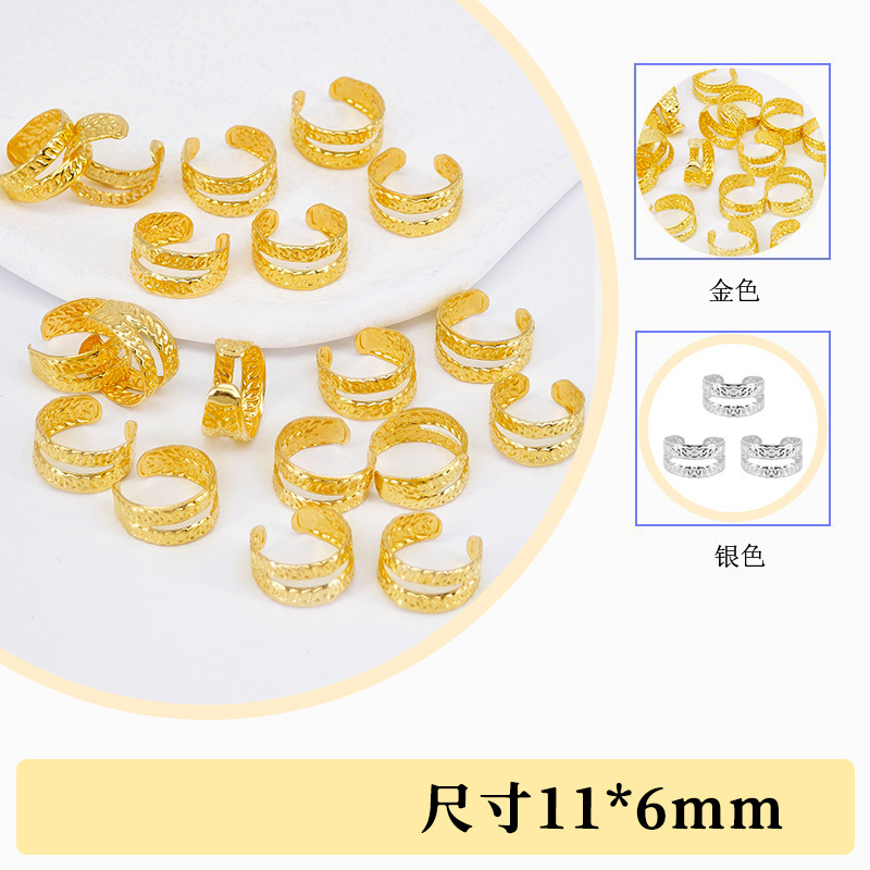 Hebilla de oreja de 2 hilos