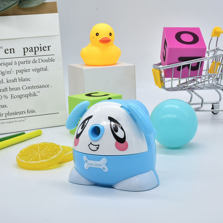 Feliz 709A Doudou Sacapuntas de manivela Sacapuntas de dibujos animados para niños Sacapuntas de aleación de acero núcleo de cuchillo Sacapuntas regalo