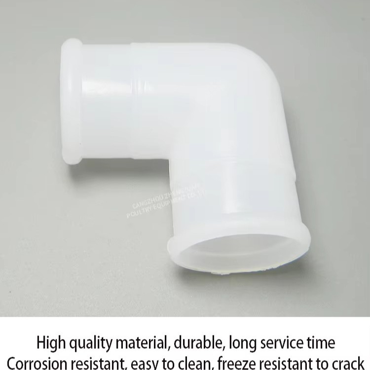 Accesorios de línea de agua de cría de gallinas de pollo conector de tubería de agua reducido 4 minutos 6 minutos tazón de agua de pollo conector de tubería de agua