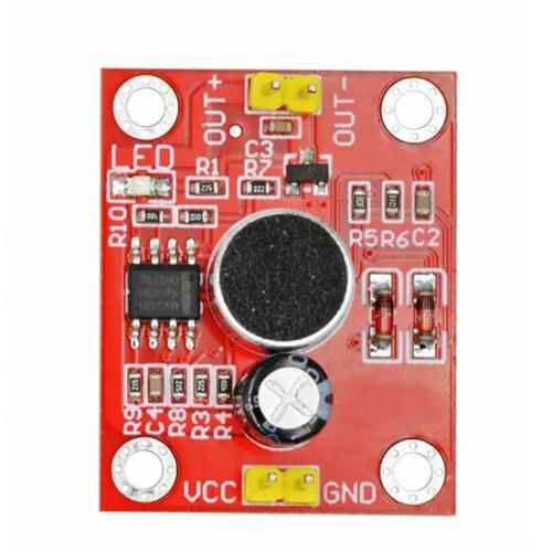 Sound sensor module, microphone sound control delay direct drive LED motor driver board DIY small electric fan