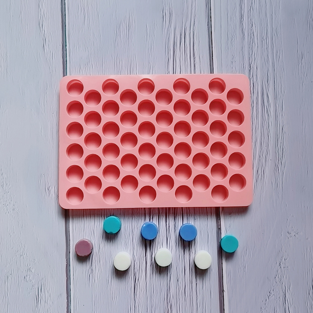 55 columnas pequeñas 372 molde de silicona para pastel de chocolate molde de pan herramientas de panadería