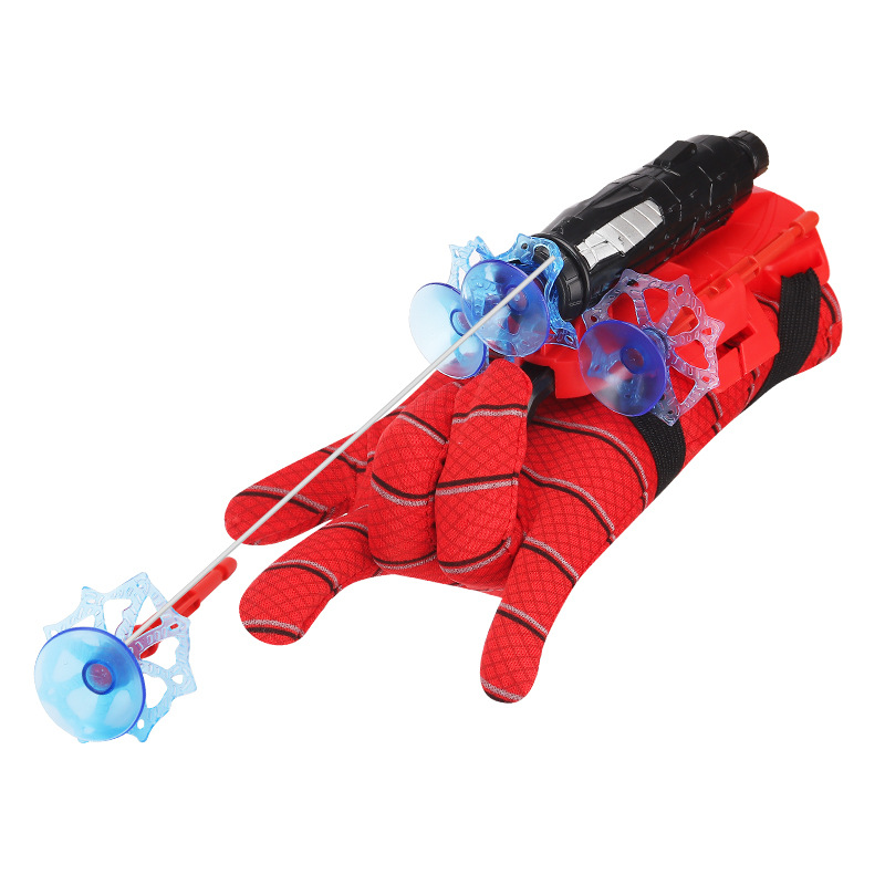 Juegos de lanzamiento de araña transfronterizos para niños pulseras pulseras de roles juguetes de lanzamiento de eyección