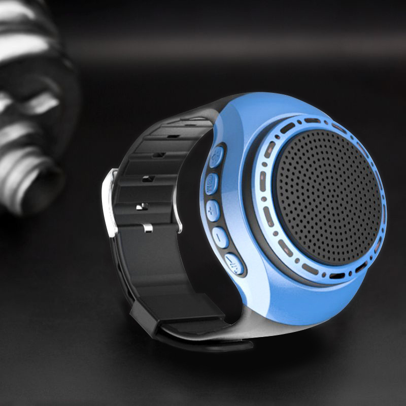U3u6腕時計ウェアラブルbluetoothオーディオ自撮り器ledライト付きbluetoothスピーカーハンズフリー通話ソケットtfカード|undefined